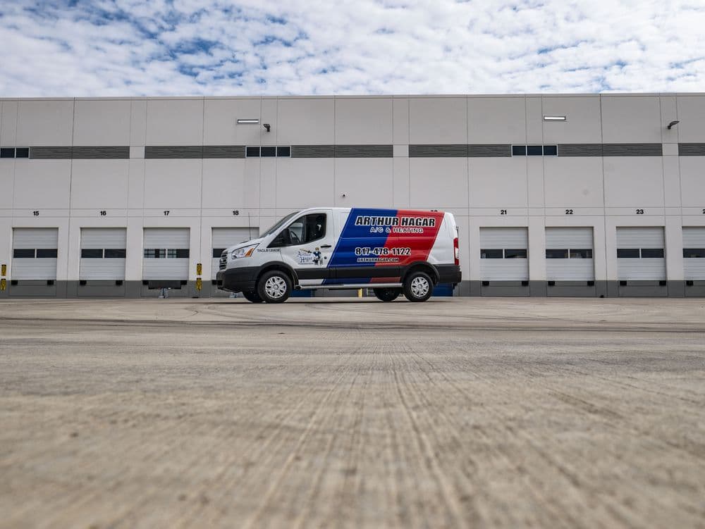 Branded Ford Transit for Arthur Hagar